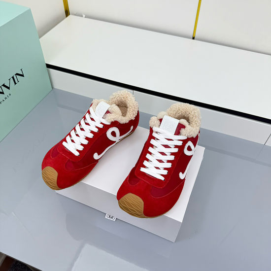 Loewe Retro Style Cushioned Comfortable Versatile Casual Sneakers