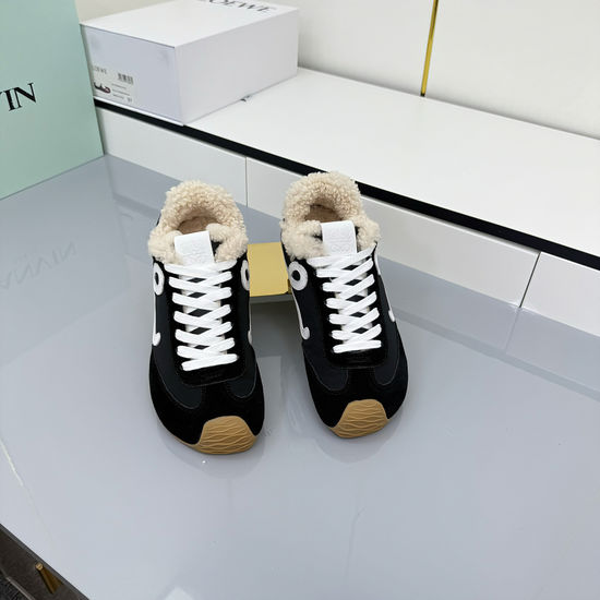 Loewe Retro Style Cushioned Comfortable Versatile Casual Sneakers