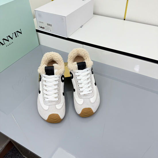Loewe Retro Style Cushioned Comfortable Versatile Casual Sneakers
