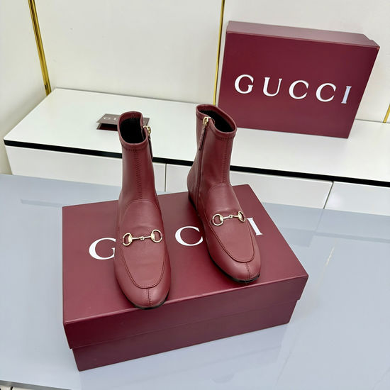 Gucci Classic Leather Horsebit Casual Loafer Shoes