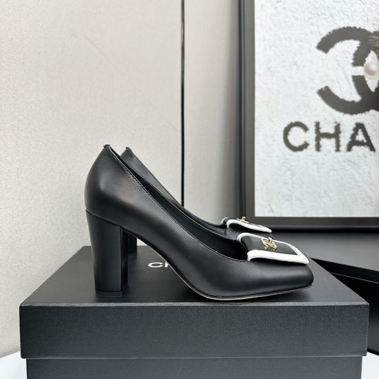 Chanel Premium Leather Footwear with Durable Real Sole