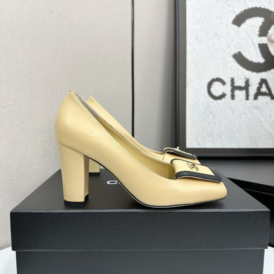 Chanel Premium Leather Footwear with Durable Real Sole
