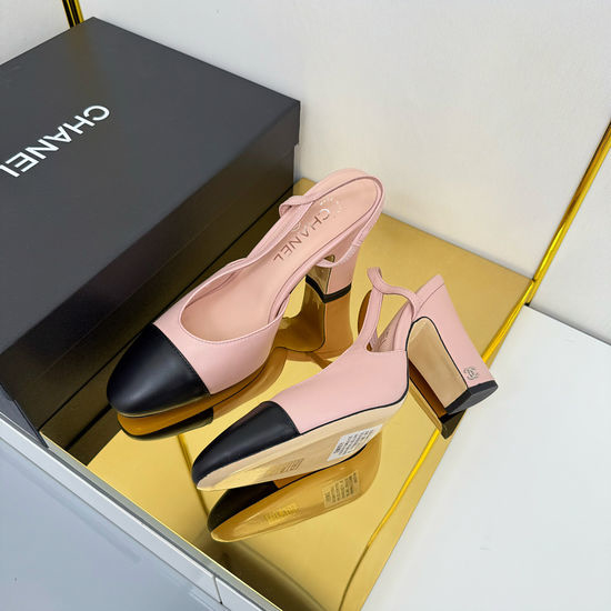 Chanel Classic Slingback Flats Premium Sheepskin Upper Leather Sole