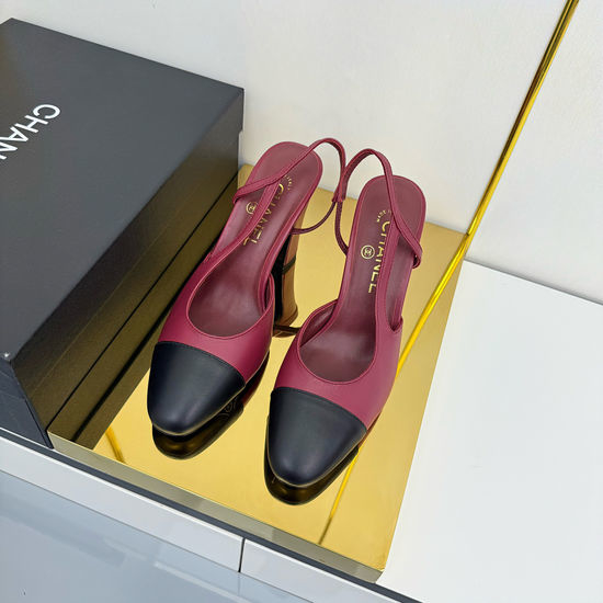 Chanel Classic Slingback Flats Premium Sheepskin Upper Leather Sole