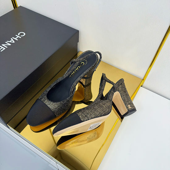 Chanel Classic Slingback Flats Premium Sheepskin Upper Leather Sole