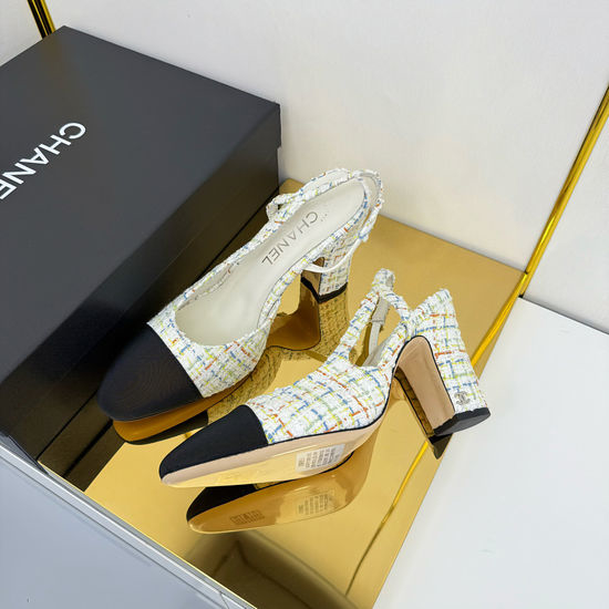 Chanel Classic Slingback Flats Premium Sheepskin Upper Leather Sole