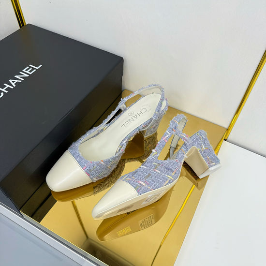Chanel Classic Slingback Flats Premium Sheepskin Upper Leather Sole