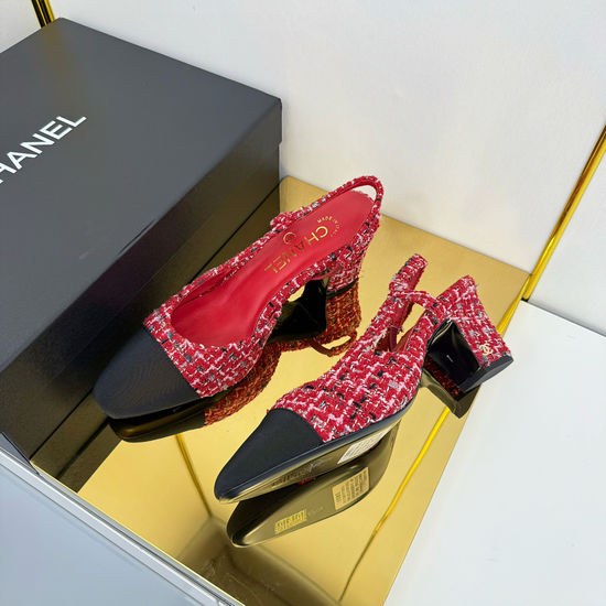 Chanel Classic Slingback Flats Premium Sheepskin Upper Leather Sole