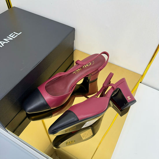 Chanel Classic Slingback Flats Premium Sheepskin Upper Leather Sole