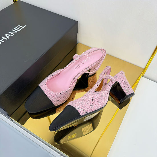Chanel Classic Slingback Flats Premium Sheepskin Upper Leather Sole