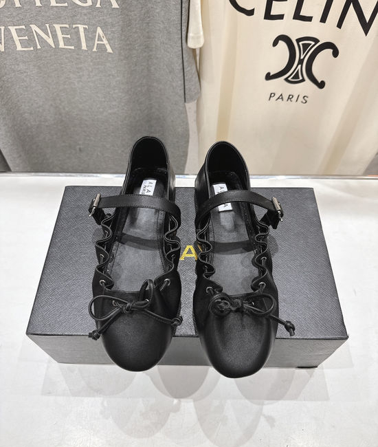 Alaia Genuine Leather Mary Jane Ballet Flats for Daily Wear