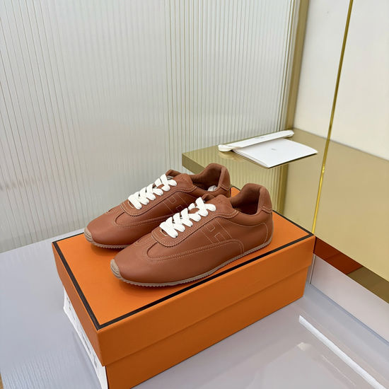 Hermes Vintage Retro Casual Trainers Soft Premium Quality Sole