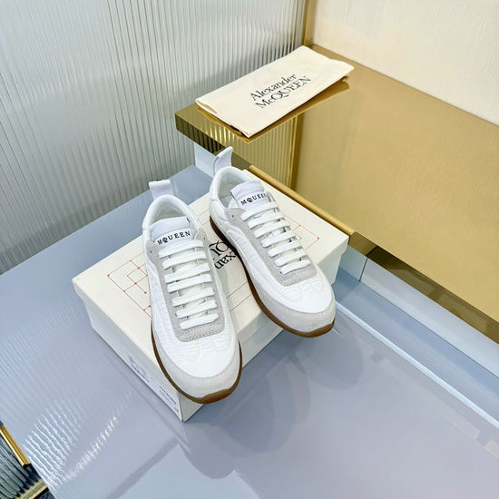 McQueen Soft Suede Casual Comfortable Daily Versatile Sneakers