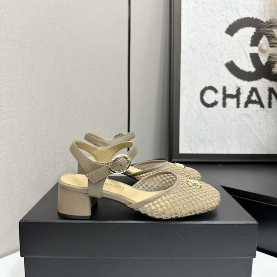 Chanel Satin Upper Casual Shoes with Premium Leather Sole