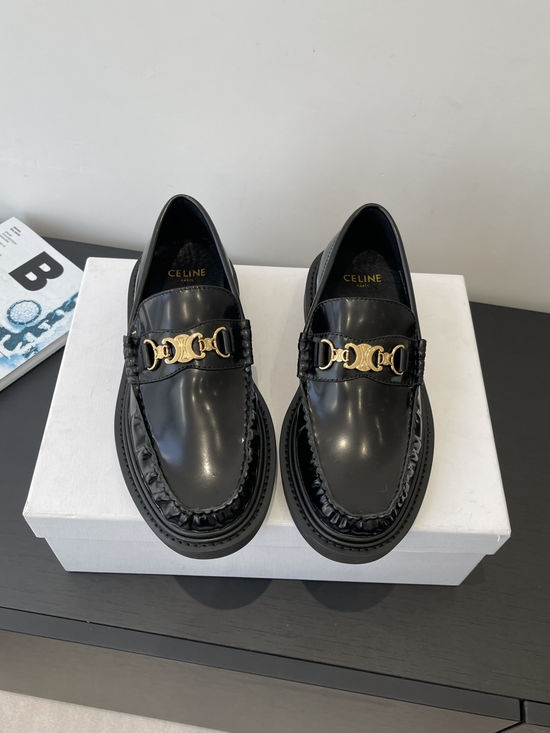 Celine Classic Loafers with Tassel Details for Versatile Style