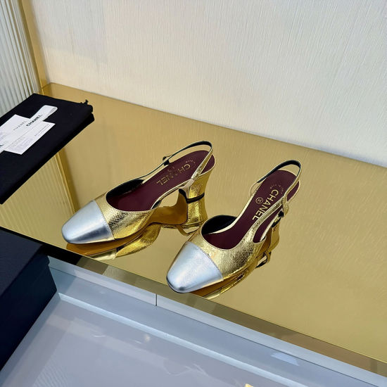 Chanel Classic Slingback Flats Premium Sheepskin Upper Leather Sole
