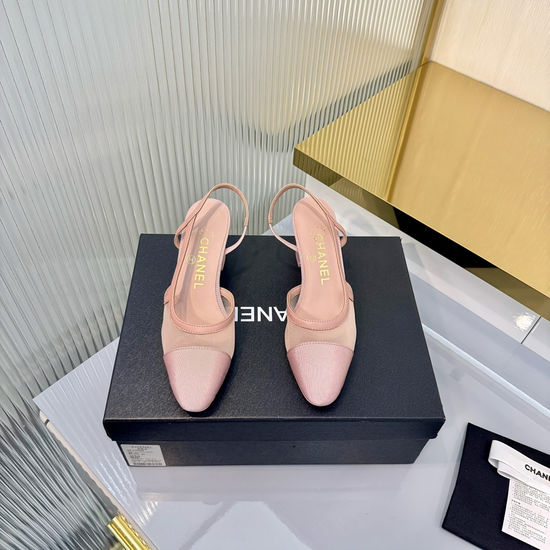 Chanel Classic Two-Tone Slingback Ballet Flats Premium Quality