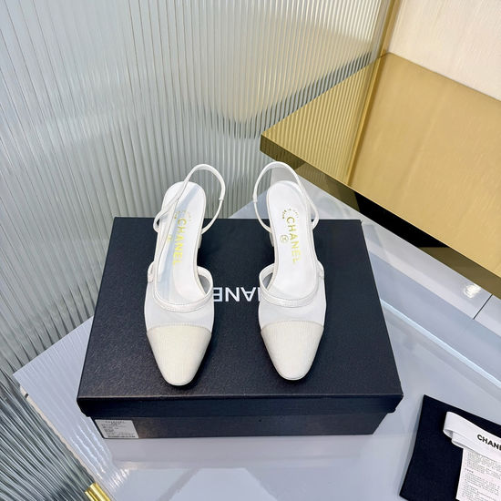 Chanel Classic Two-Tone Slingback Ballet Flats Premium Quality