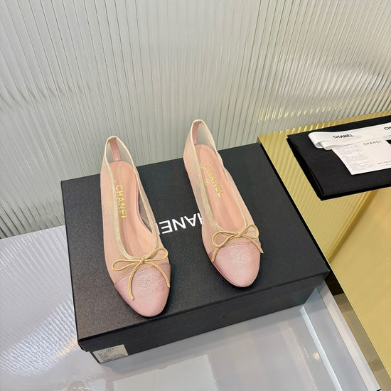Chanel Classic Two-Tone Slingback Ballet Flats Premium Quality
