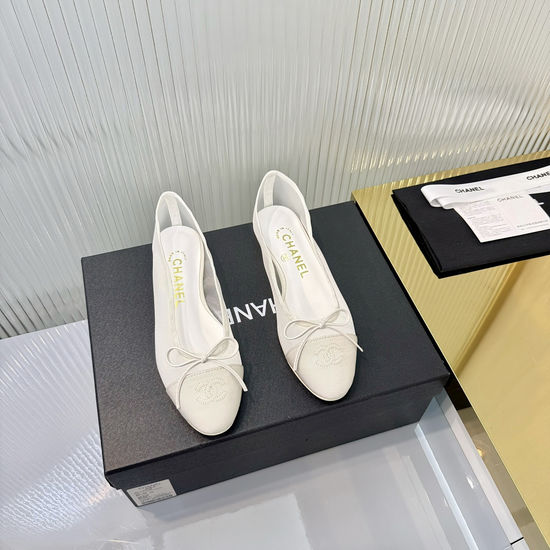 Chanel Classic Two-Tone Slingback Ballet Flats Premium Quality