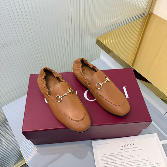 Gucci Patent Leather Slip-on Loafers with Classic Buckle