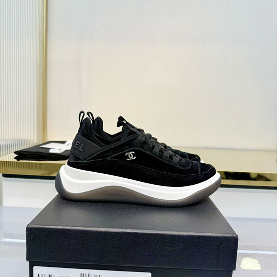 Chanel Soft Sheepskin Two-tone Casual Daily Sneakers