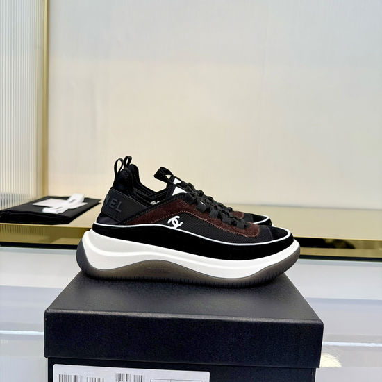 Chanel Soft Sheepskin Two-tone Casual Daily Sneakers