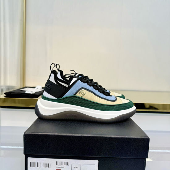Chanel Soft Sheepskin Two-tone Casual Daily Sneakers
