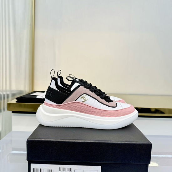 Chanel Soft Sheepskin Two-tone Casual Daily Sneakers
