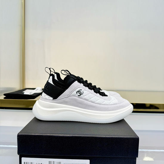 Chanel Soft Sheepskin Two-tone Casual Daily Sneakers