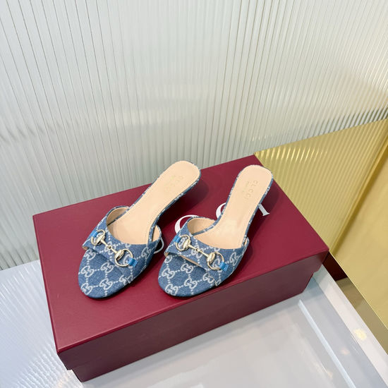 Gucci Horsebit Decor Leather High Heel Sandals Premium Quality
