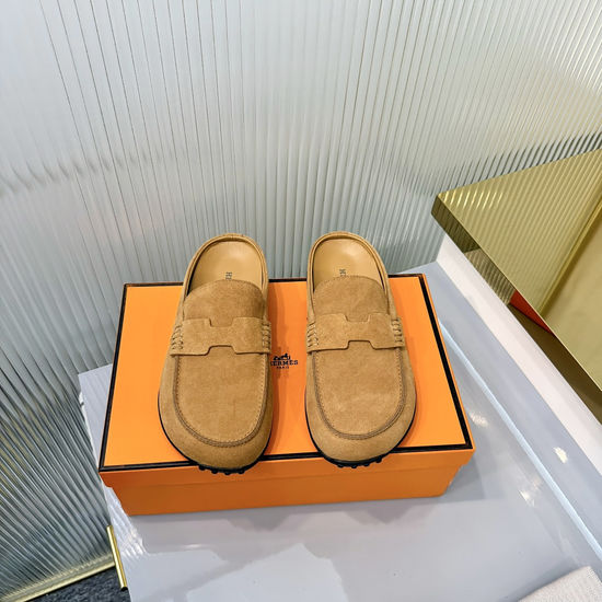 Hermes Exclusive Handcrafted Leather Footwear