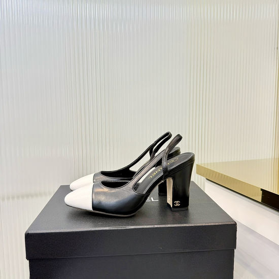 Chanel Classic Two-tone Slingback Ballet Flats Premium Quality