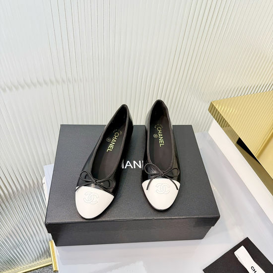 Chanel Elegant Slingback Flat Soft Leather Casual Shoes