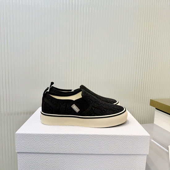 Christian Dior Vintage Printed Lace Canvas Casual Comfortable Sneakers