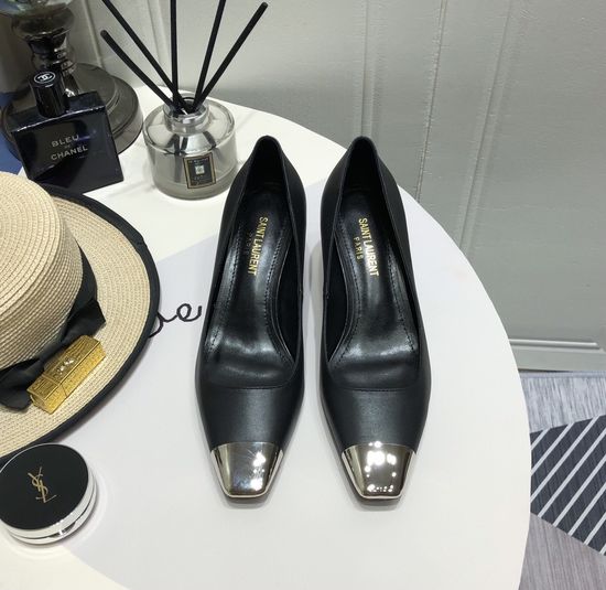 Yves Saint Laurent Stylish Steel-Toe High Heel Shoes with Elegance
