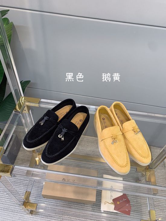 Loro Piana Classic Comfort Non-Slip Casual Loafers Daily Wear