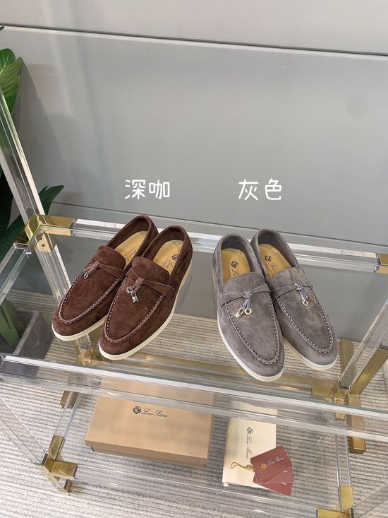 Loro Piana Classic Comfort Non-Slip Casual Loafers Daily Wear