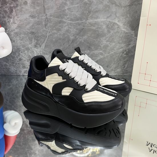 McQueen Premium Thick Sole Chunky Casual Sneakers
