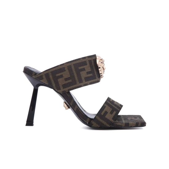 Fendi Plaid Fabric Classic Versatile Casual Daily Shoes