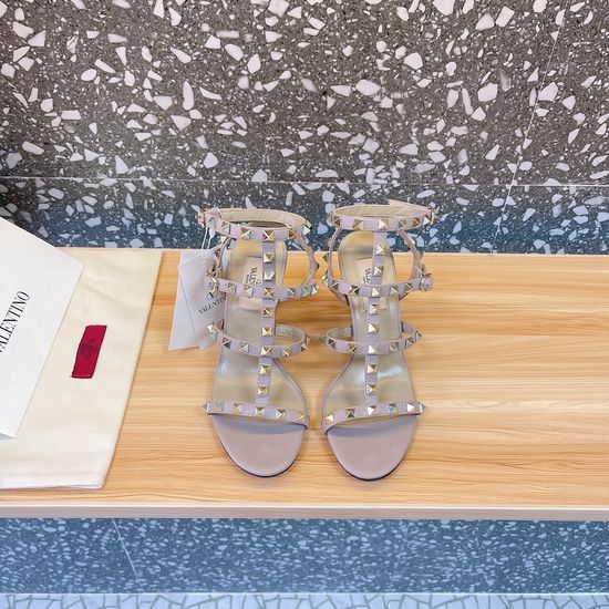 Valentino Premium Goat Leather Flat Heel Daily Shoes
