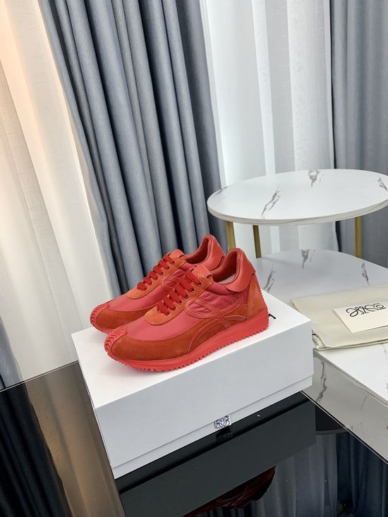 Loewe Classic Leather Non-slip Trainers Premium Quality Full Packaging