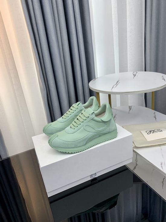 Loewe Classic Leather Non-slip Trainers Premium Quality Full Packaging