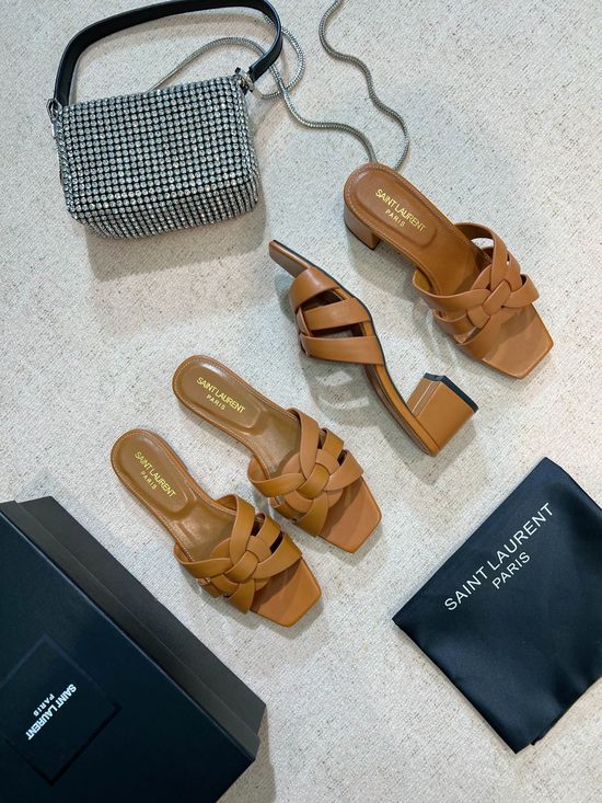 Yves Saint Laurent Classic Leather Slides Premium Quality Handcrafted Upper