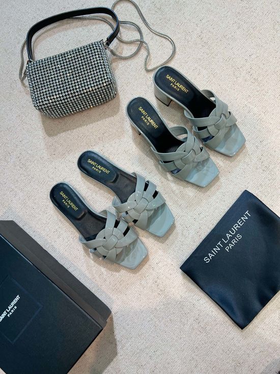 Yves Saint Laurent Classic Leather Slides Premium Quality Handcrafted Upper