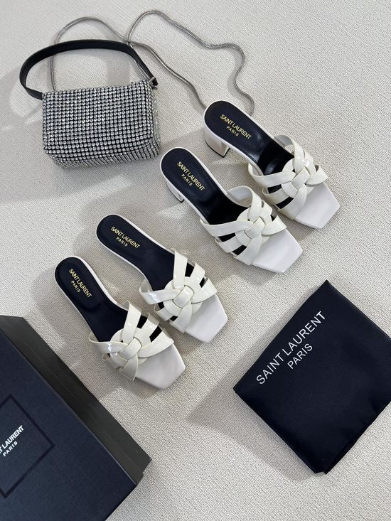 Yves Saint Laurent Classic Leather Slides Premium Quality Handcrafted Upper