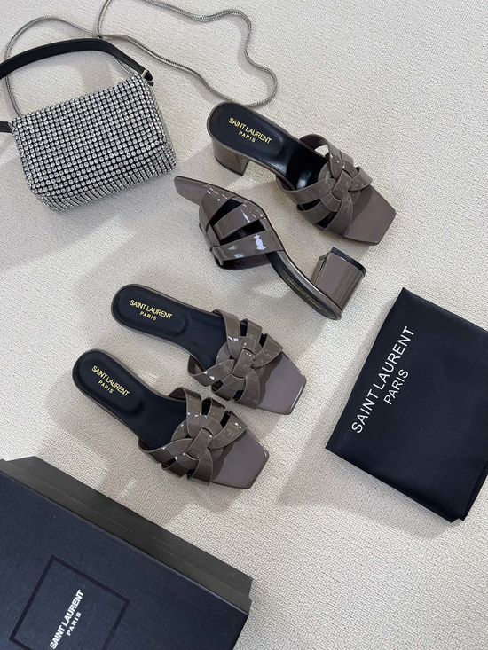 Yves Saint Laurent Classic Leather Slides Premium Quality Handcrafted Upper