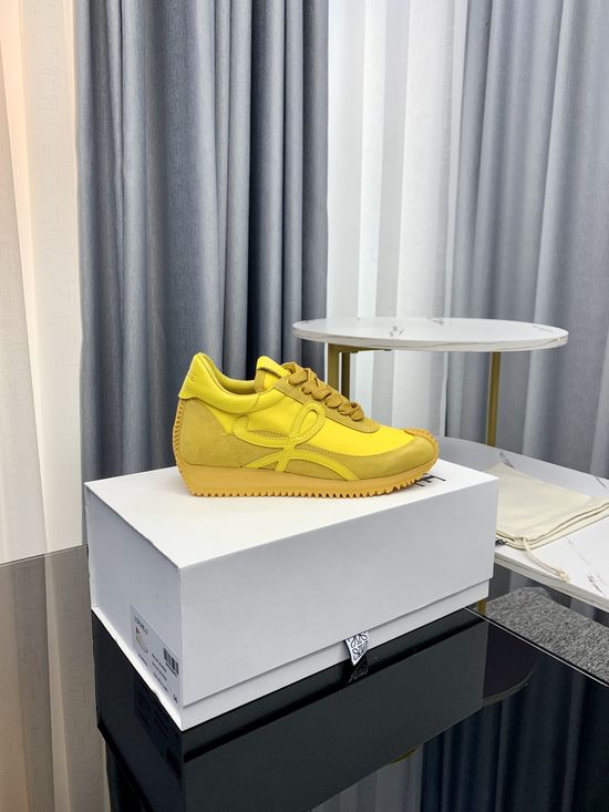 Loewe Premium Leather Non-slip Trainers With Original Full Packaging
