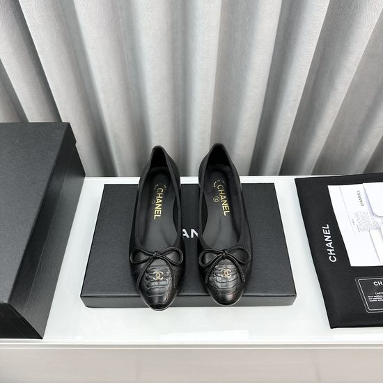 Chanel Classic Two Tone Slingback Ballet Flats