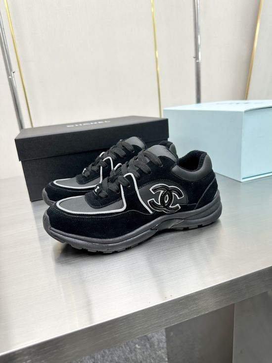 Chanel Premium Embroidered Breathable Comfortable Casual Sneakers